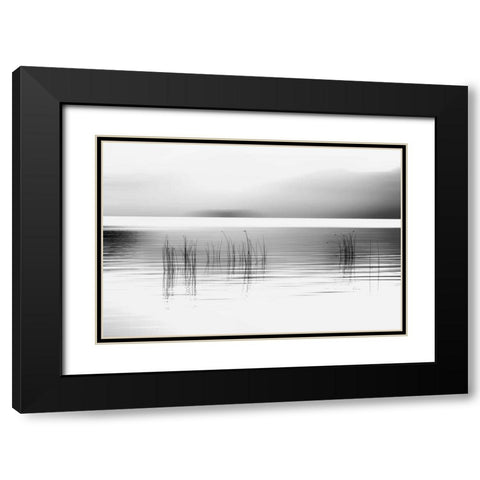 Tranquil Dawn Black Modern Wood Framed Art Print with Double Matting by Pelkey, Marvin