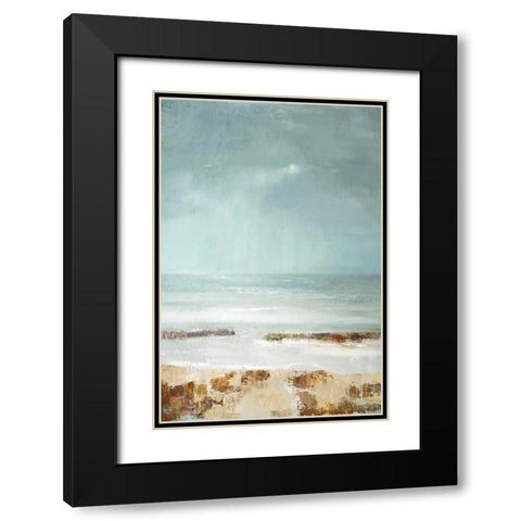 Tideline Black Modern Wood Framed Art Print with Double Matting by Gold, Caroline