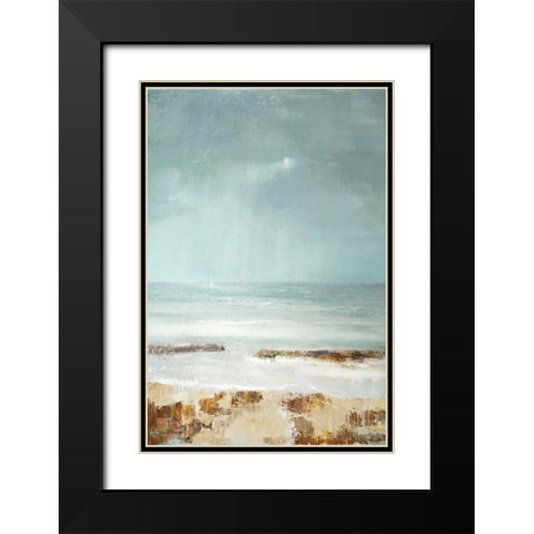 Tideline Black Modern Wood Framed Art Print with Double Matting by Gold, Caroline