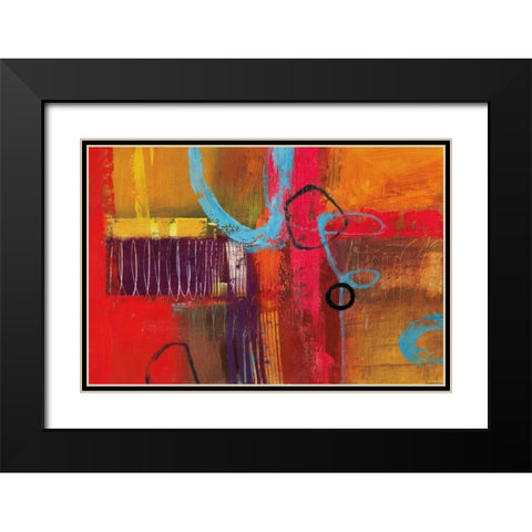 Something To Remember II Black Modern Wood Framed Art Print with Double Matting by Barnes, Natasha