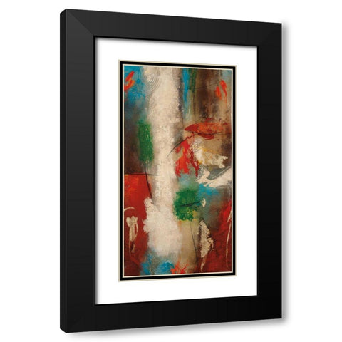 Cubone I Black Modern Wood Framed Art Print with Double Matting by Villarreal Santos, Nancy