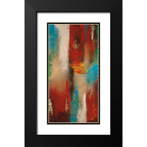 Cubone II Black Modern Wood Framed Art Print with Double Matting by Villarreal Santos, Nancy
