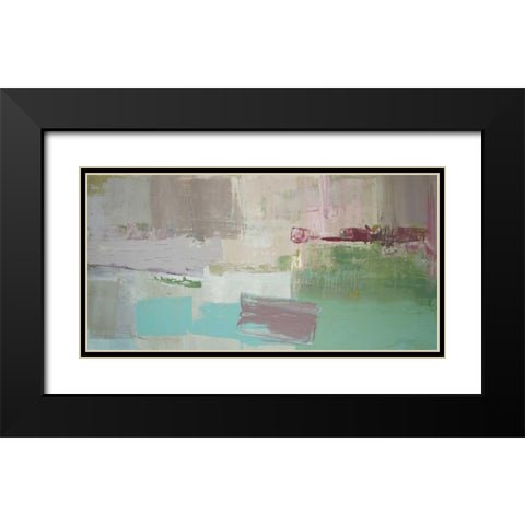 Garden Steps Black Modern Wood Framed Art Print with Double Matting by Colbert, Peter