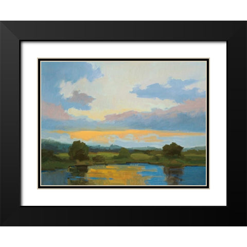 Sky Performance Black Modern Wood Framed Art Print with Double Matting by McMurry, Vicki