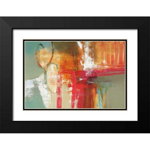 Building a Mystery Black Modern Wood Framed Art Print with Double Matting by Barnes, Natasha
