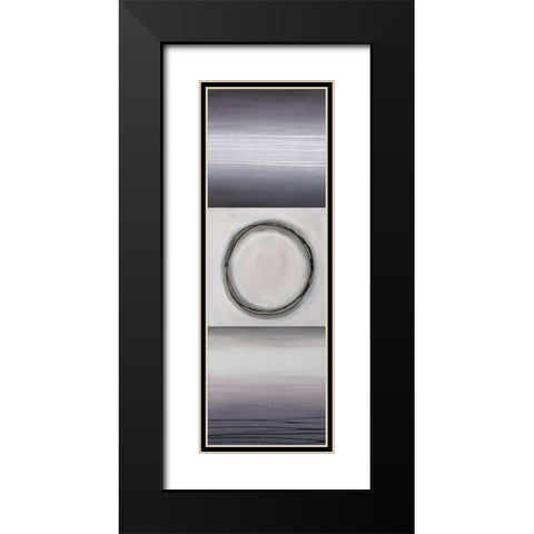 Lavender in Motion I Black Modern Wood Framed Art Print with Double Matting by EVE
