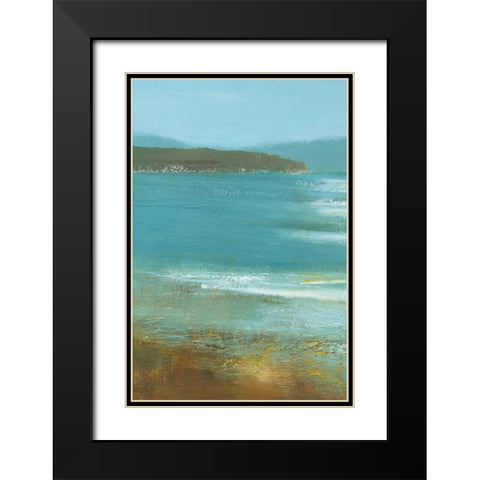 Sealight Black Modern Wood Framed Art Print with Double Matting by Gold, Caroline