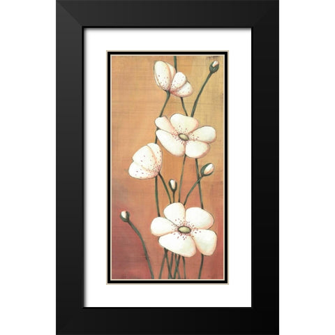 Shimmer II Black Modern Wood Framed Art Print with Double Matting by Codo, Ella