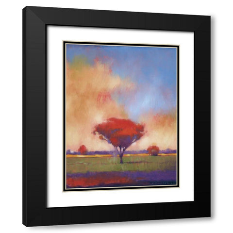 Where Ever You Go Black Modern Wood Framed Art Print with Double Matting by Anderson, Paul