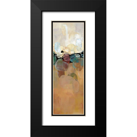 Retro Jewels III Black Modern Wood Framed Art Print with Double Matting by Maitland, Laurie
