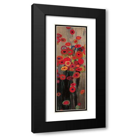 Garden Parade I Black Modern Wood Framed Art Print with Double Matting by Li-Leger, Don