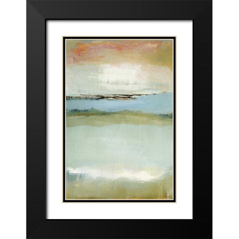 Floating World Black Modern Wood Framed Art Print with Double Matting by Gold, Caroline