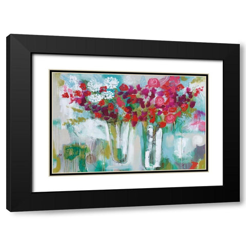 Charmant Black Modern Wood Framed Art Print with Double Matting by Brooks, Amanda J.
