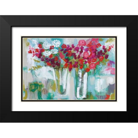 Charmant Black Modern Wood Framed Art Print with Double Matting by Brooks, Amanda J.