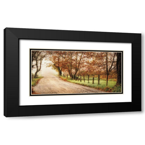Fog Ahead Black Modern Wood Framed Art Print with Double Matting by Burt, D.