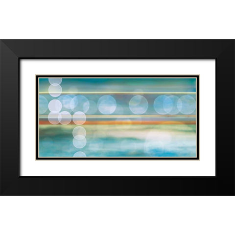 Bokehscape Black Modern Wood Framed Art Print with Double Matting by Venter, Tandi