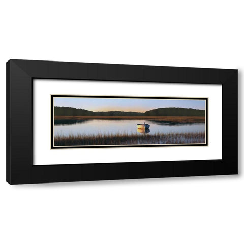 Autumn Afternoon Black Modern Wood Framed Art Print with Double Matting by Sleeper, Mike