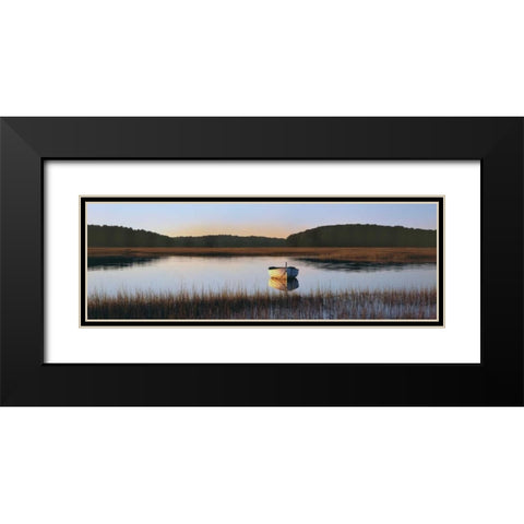 Autumn Afternoon Black Modern Wood Framed Art Print with Double Matting by Sleeper, Mike