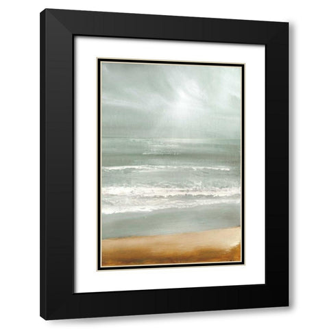 Cloudbreak Black Modern Wood Framed Art Print with Double Matting by Gold, Caroline
