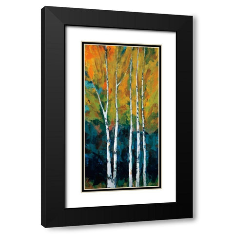 Preface Black Modern Wood Framed Art Print with Double Matting by Colbert, Peter