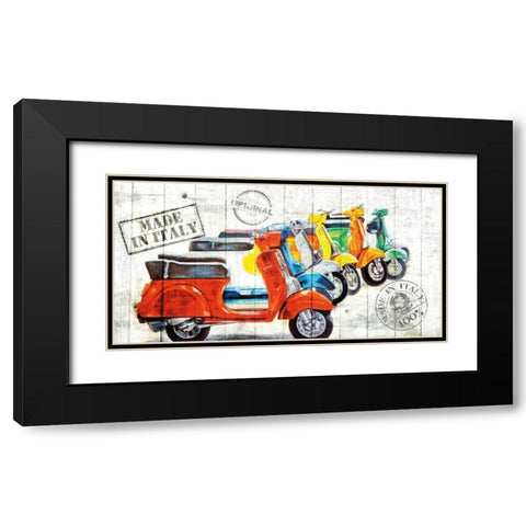 Made In Italy Black Modern Wood Framed Art Print with Double Matting by Sola, Bresso
