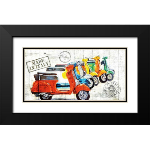 Made In Italy Black Modern Wood Framed Art Print with Double Matting by Sola, Bresso
