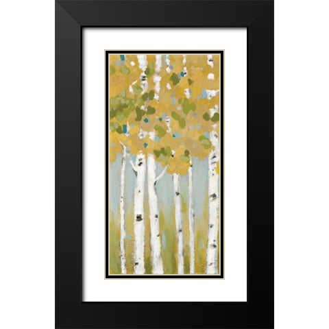 Golden Day I Black Modern Wood Framed Art Print with Double Matting by Vindedzis, Rita