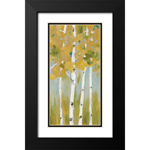 Golden Day II Black Modern Wood Framed Art Print with Double Matting by Vindedzis, Rita