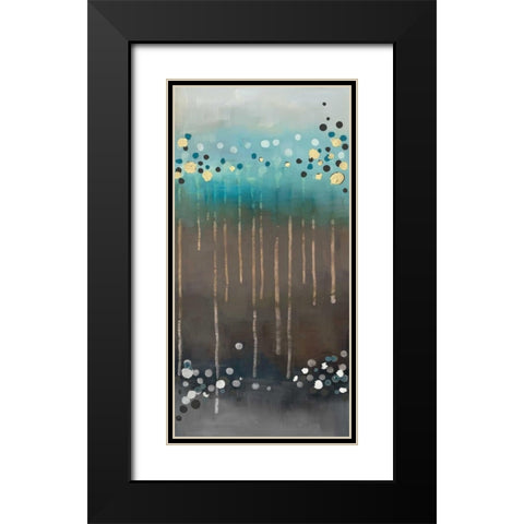 Spot of Rain II Black Modern Wood Framed Art Print with Double Matting by Maitland, Laurie