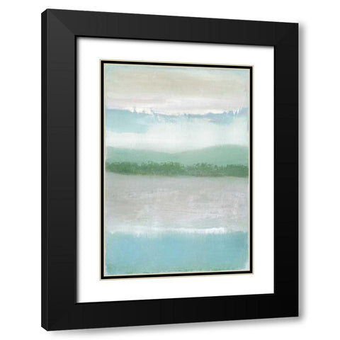 Equinox Black Modern Wood Framed Art Print with Double Matting by Gold, Caroline