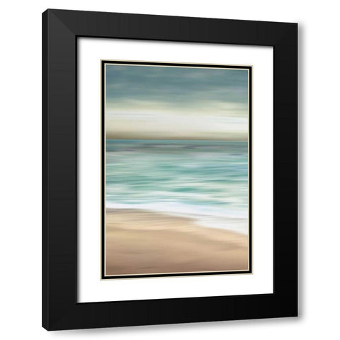 Ocean Calm II  Black Modern Wood Framed Art Print with Double Matting by Venter, Tandi