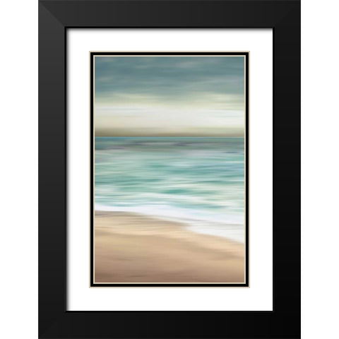 Ocean Calm II  Black Modern Wood Framed Art Print with Double Matting by Venter, Tandi