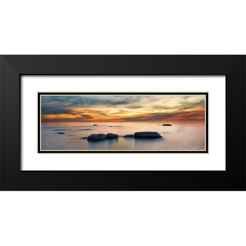 Bit of Heaven Black Modern Wood Framed Art Print with Double Matting by Bellyk, Daniel J.