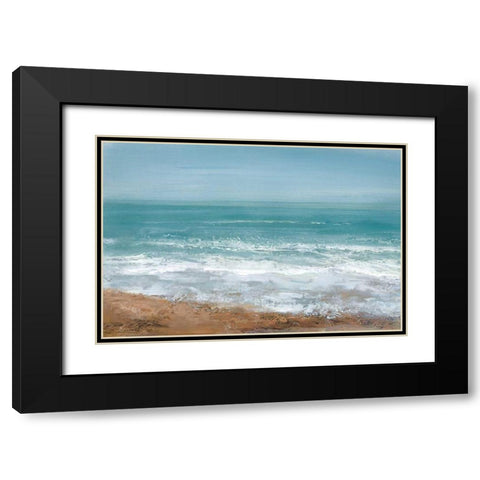 Hazy Days Black Modern Wood Framed Art Print with Double Matting by Gold, Caroline