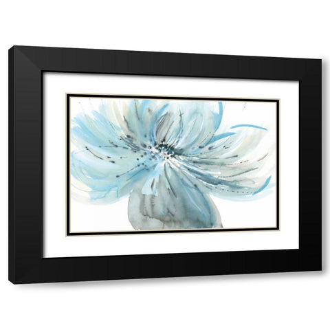 A Grand Bloom Black Modern Wood Framed Art Print with Double Matting by Meyers, Rebecca