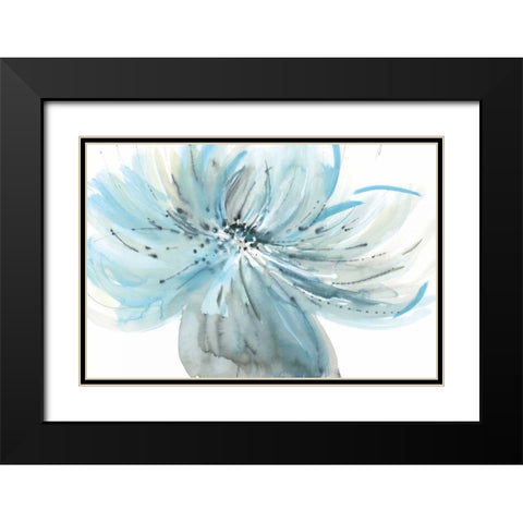 A Grand Bloom Black Modern Wood Framed Art Print with Double Matting by Meyers, Rebecca