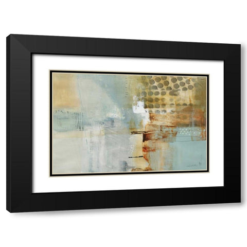 A Million Times Apart Black Modern Wood Framed Art Print with Double Matting by Barnes, Natasha
