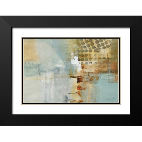 A Million Times Apart Black Modern Wood Framed Art Print with Double Matting by Barnes, Natasha