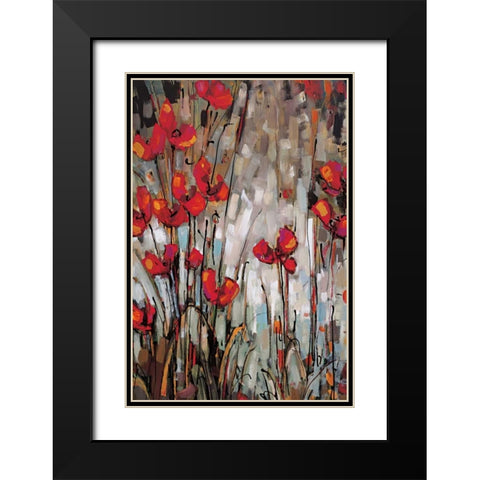 Eddie Black Modern Wood Framed Art Print with Double Matting by Heath, Crystal