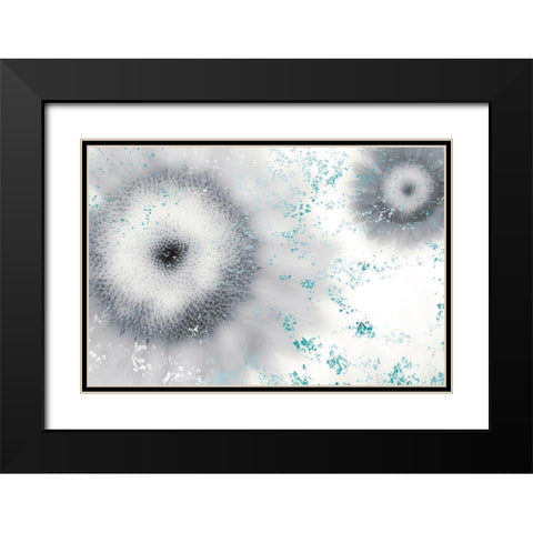 Crystalline Black Modern Wood Framed Art Print with Double Matting by Pelkey, Marvin