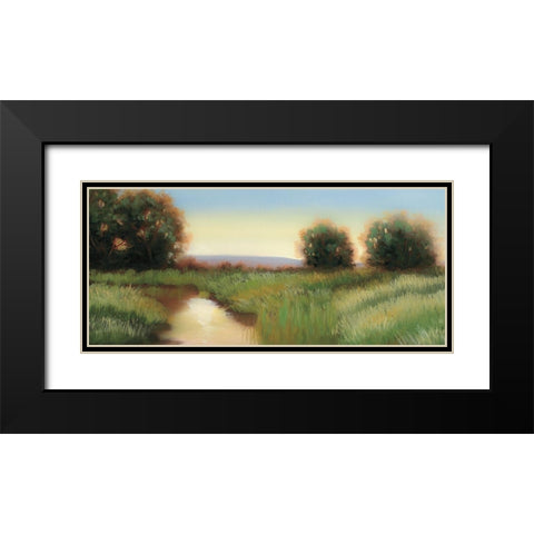 Suns Up Black Modern Wood Framed Art Print with Double Matting by Peterson, Julie