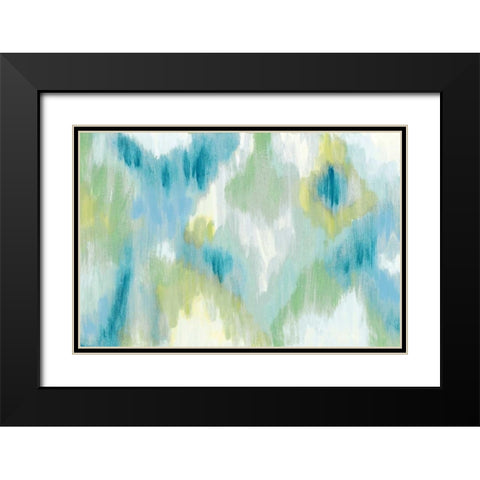 Energetic  Black Modern Wood Framed Art Print with Double Matting by Vindedzis, Rita