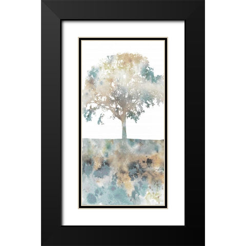 Water Tree I Black Modern Wood Framed Art Print with Double Matting by Fontaine, Stephane