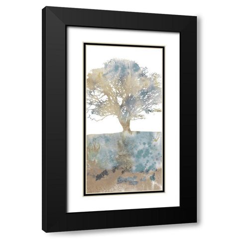 Water Tree II Black Modern Wood Framed Art Print with Double Matting by Fontaine, Stephane