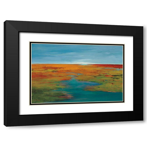 Going the Distance Black Modern Wood Framed Art Print with Double Matting by Jackson, Victoria