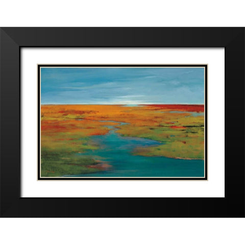 Going the Distance Black Modern Wood Framed Art Print with Double Matting by Jackson, Victoria