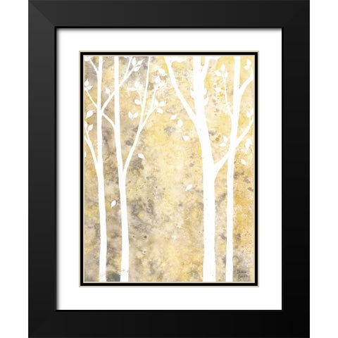 Simple State I Black Modern Wood Framed Art Print with Double Matting by Banks, Debbie