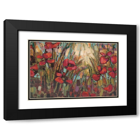 Opal Black Modern Wood Framed Art Print with Double Matting by Heath, Crystal