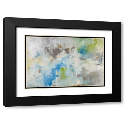High Seas Black Modern Wood Framed Art Print with Double Matting by Ellens, Jacqueline