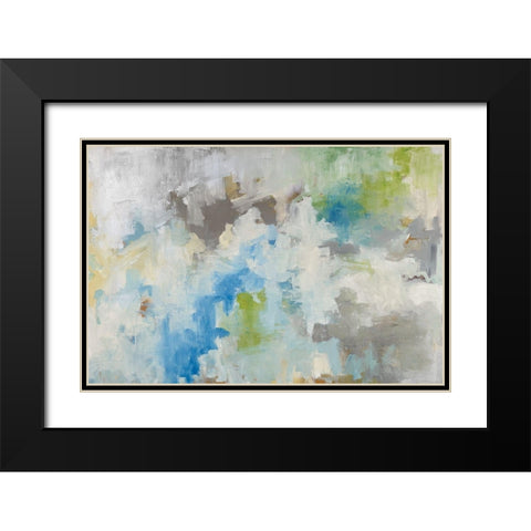 High Seas Black Modern Wood Framed Art Print with Double Matting by Ellens, Jacqueline